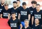 Trabzonspor’dan şehitler için saygı duruşu