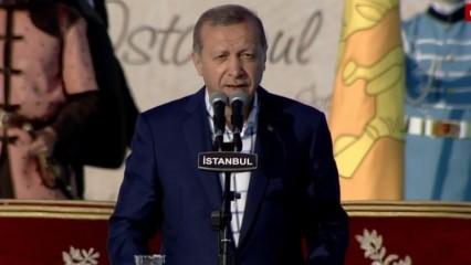 Cumhurbaşkanı Erdoğan Fetih Şöleni'nde konuştu