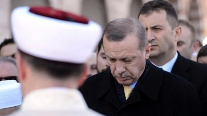 Erdoğan ünlü işadamının cenazesinde