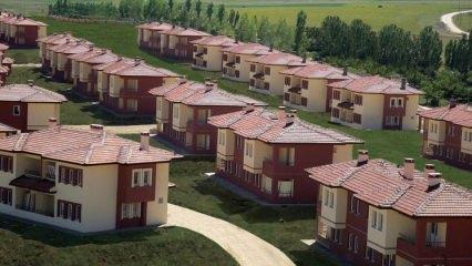 TOKİ konut atağını k&ouml;ye taşıdı