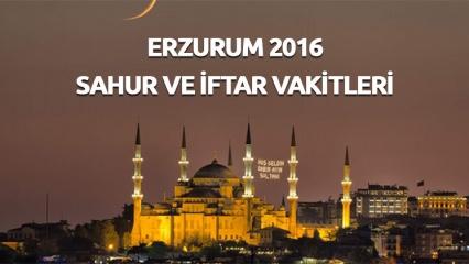 Erzurum'da iftara ne kadar kaldı? (16.06.2016)