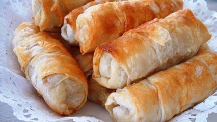 Mantarlı sütlü börek tarifi