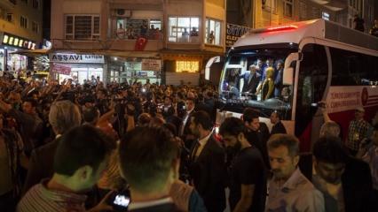 Kilis sokaklarında Erdoğan'a büyük ilgi