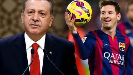 Erdoğan, Messi ile futbol oynayacak