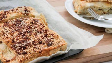Karnabaharlı milföy börek tarifi