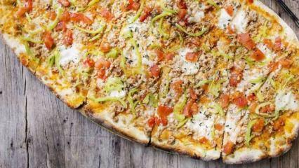 Kokore&ccedil; Pizza tarifi