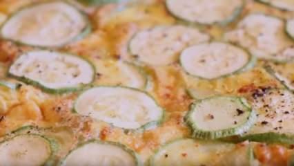 Fırında Kabaklı Omlet tarifi