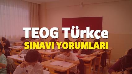 23 Kasım TEOG Türkçe sınavı zor muydu? TEOG sınav yorumları