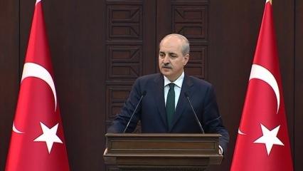 Numan Kurtulmuş: Bitirici operasyon hazırlığı var