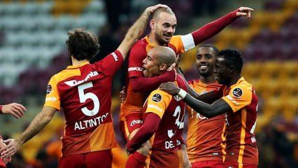 Galatasaray evinde gol oldu yağdı!