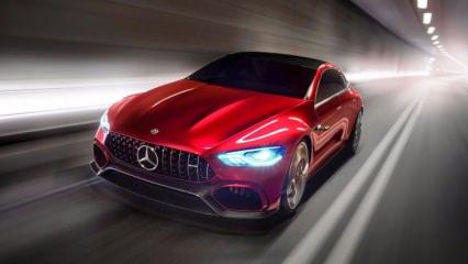 Mercedes&rsquo;in AMG GT konseptini yakaladı