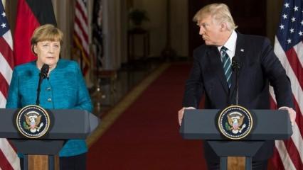 Trump'ın esprisi Merkel'i şaşırttı!
