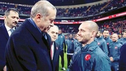 Sneijder'den Hollanda - Türkiye krizi için o söz..