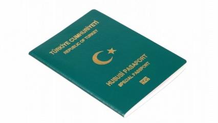 Yeşil pasaport almaya hak kazananlar açıklandı