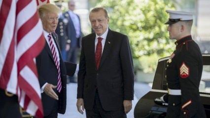Trump Erdoğan'ı böyle karşıladı!