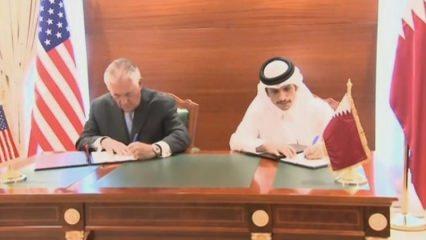İmzalandı! ABD ve Katar'dan ortak bildiri