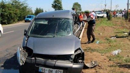 Bir acı haber de Samsun'dan! &Ouml;l&uuml; ve yaralılar var