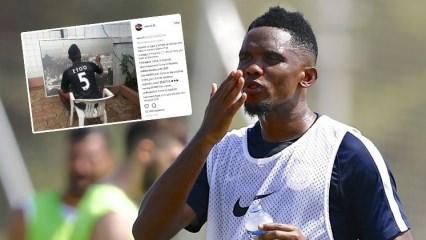 Eto'o'dan heyecanlandıran paylaşım! 'Come to...'