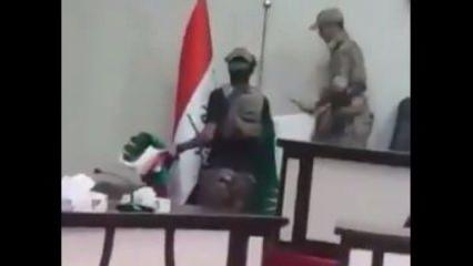 Barzani'nin bayrağı Meclis'ten böyle indirildi