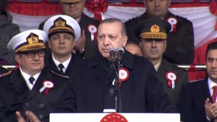 Erdoğan, subaylara Ortaylı'nın hikayesi anlattı