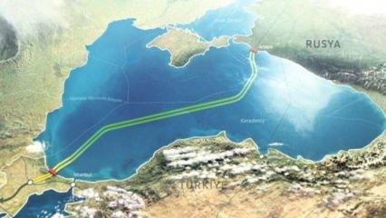 TürkAkım'ın deniz geçişinin yüzde 30'u tamam