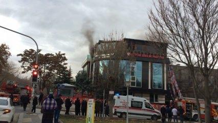 BBP Genel Merkezi'nde yangın 