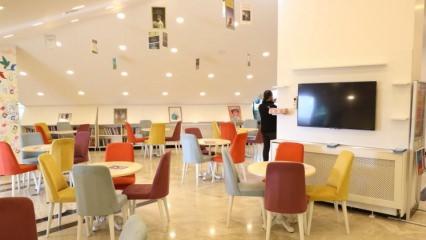 Gençler için “Kitap Kafe” açıldı