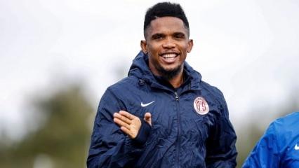 Eto'o, 40 gün sonra takımla çalıştı
