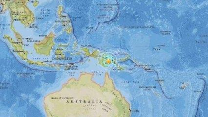 Papua Yeni Gine'de 6.3 büyüklüğünde deprem