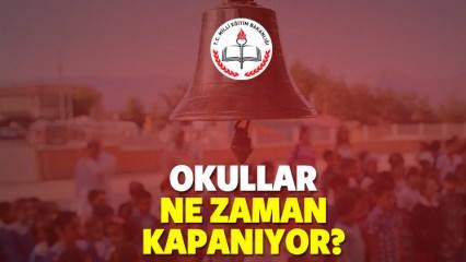 2018 Okullar ne zaman kapanacak?  Yaz tatili kısalıyor mu?