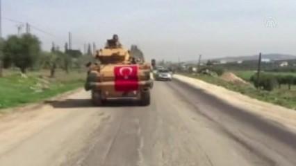 Türk tankları Afrin'e böyle girdi