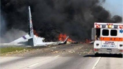 ABD'de askeri uçak düştü: 5 asker öldü