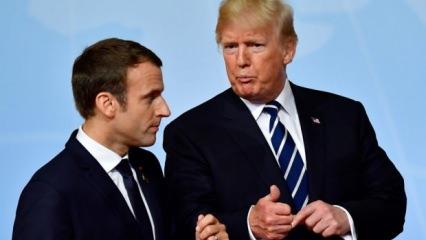 Trump'ın kararı sonrası bir açıklama da Macron'dan