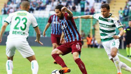 Trabzonspor Bursa'nın fişini ilk yarıda çekti