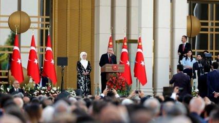 Erdoğan açıkladı: Törenin bir bölümünü iptal ettik