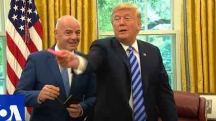 FIFA'nın Donald Trump&rsquo;a verdiği &ouml;d&uuml;l ortalığı karıştırdı! Etik soruşturma talebine destek