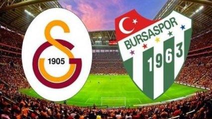 G.Saray - Bursaspor maçının saati değişti