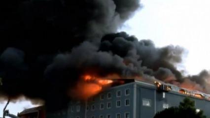 İstanbul'da büyük yangın! Diğer fabrikalara da sıçradı