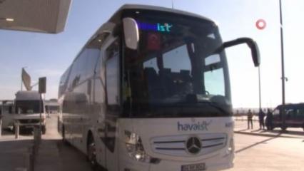 İşte Yeni Havalimanı'na yolcu taşıyacak otobüsler