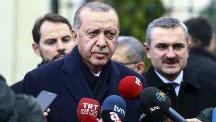 Erdoğan'dan 'Cumhur ittifakı' açıklaması