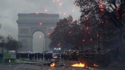 Fransa'da sert müdahale! 700 gözaltı, 30 yaralı