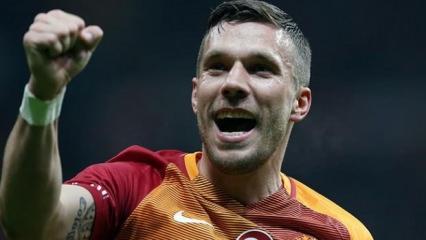 Podolski'den Galatasaray taraftarına mesaj