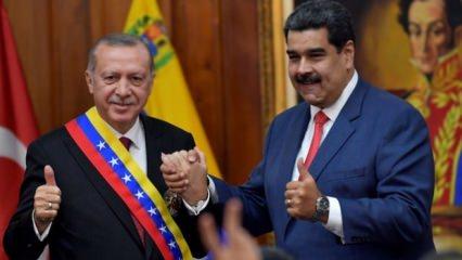 Erdoğan'dan Maduro'ya: Dik dur yanındayız