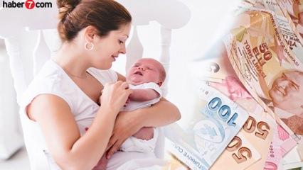 Doğum parası ve süt yardımı kaç TL? Doğum izni şartları neler (2019)