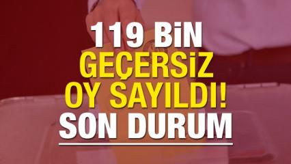 17 ilçede sayımlar bitti 119 bin geçersiz oy sayıldı! AK Parti mi CHP mi önde?