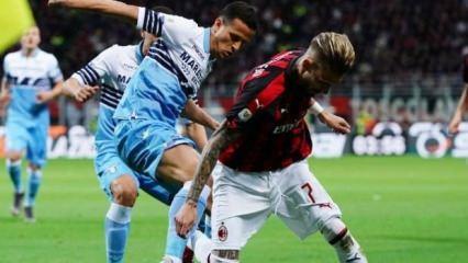 Hakan'lı Milan kupada Lazio'ya elendi