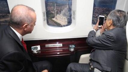 Başkan Erdoğan havadan İstanbul'u tanıttı