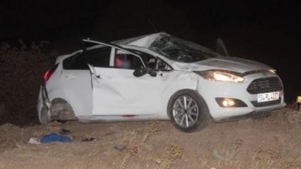 Elazığ'da feci kaza! 1 kişi öldü, 1 kişi yaralandı
