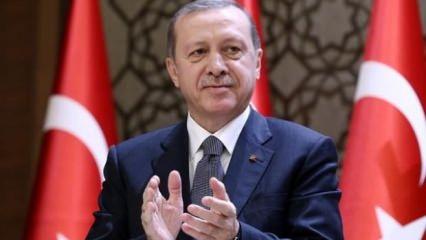 Erdoğan'dan Sümeyye Boyacı'ya tebrik