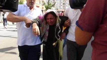 HDP binası önünde evlat nöbetine katılan anne acı haberle yıkıldı